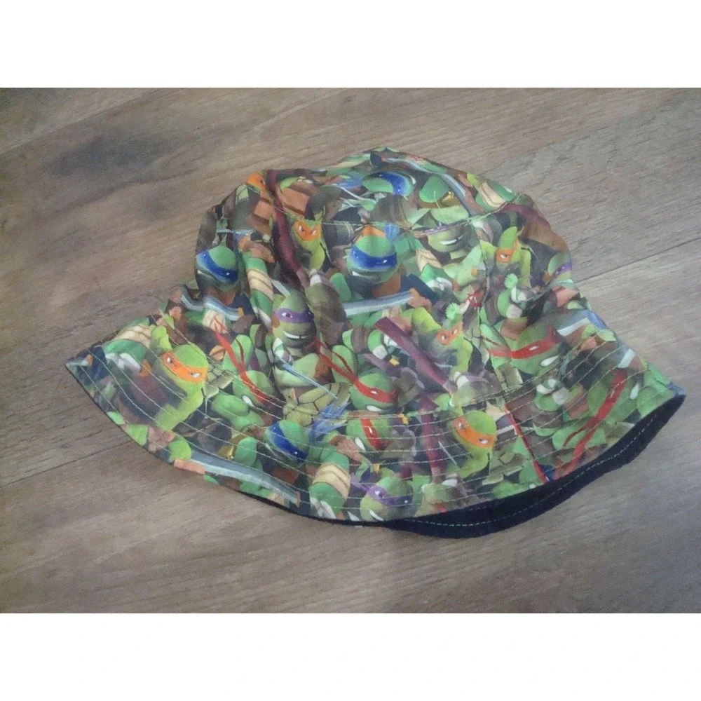 KIDS TEENAGE NINJA TURTLES MUTANT BUCKET FLOPPY  HAT CAP DEADSTOCK‎  VINTAGE TT3